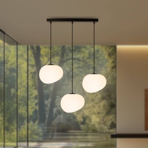 lampa wisząca 3 kule 20 cm