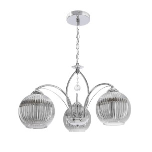 Lampa wisząca szklane kule SIERRA chrom