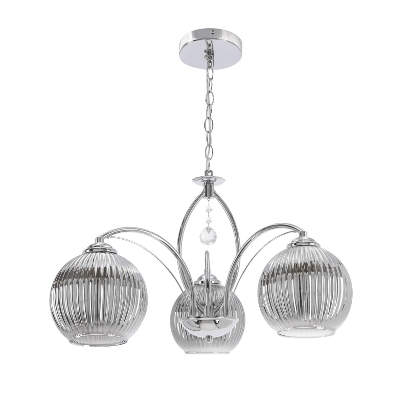 Lampa wisząca szklane kule SIERRA chrom