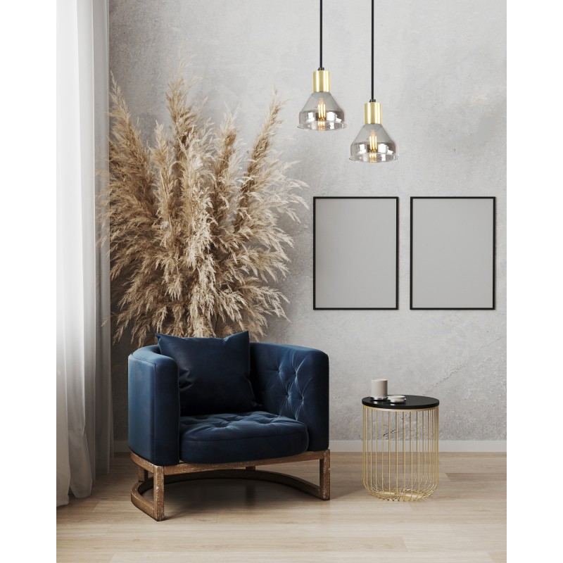 czarno złota lampa wisząca 11 cm czarno złota lampa wisząca 11 cm