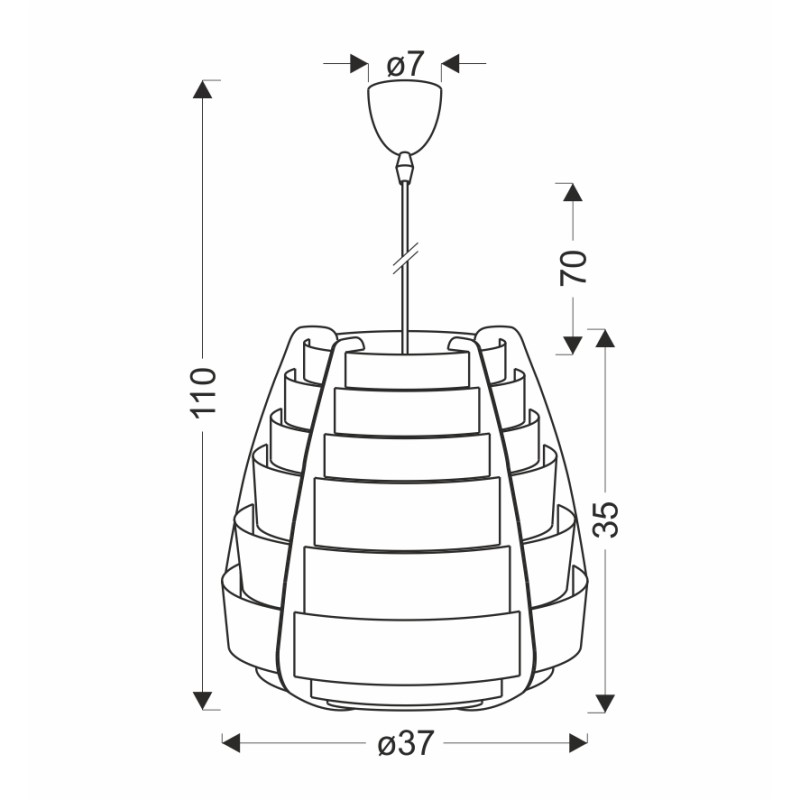 beżowa lampa nad stół NAGOJA beżowa lampa nad stół NAGOJA