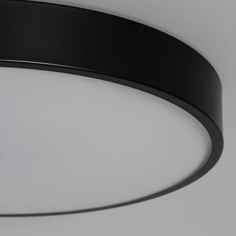 Plafon LED 31W okrągły z ramą pomalowaną na czarno