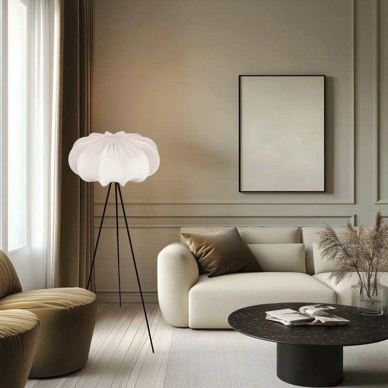 lampa stojąca CAFEE czarny trójnóg
