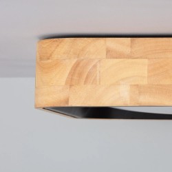 Bok Plafonu sufitowego LED drewnianego