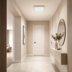 plafon LED perłowy QUATTRO 35x35 cm