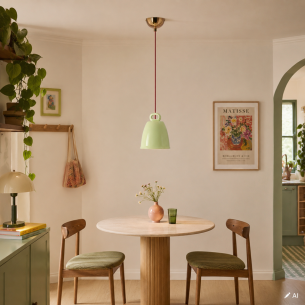 zielona lampa wisząca ceramiczna SEWILLA