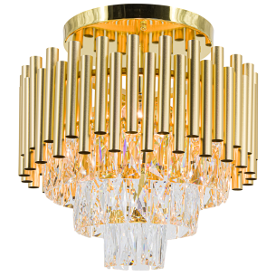 lampa BARI złota 4xE14