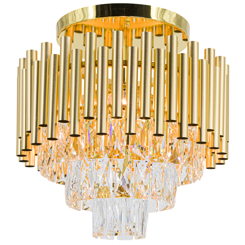 lampa BARI złota 4xE14