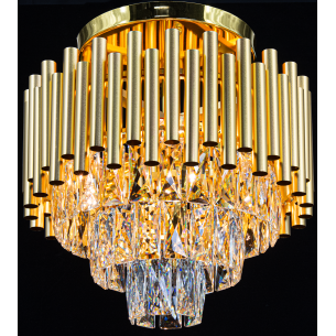 lampa kryształowa glamour 39 cm