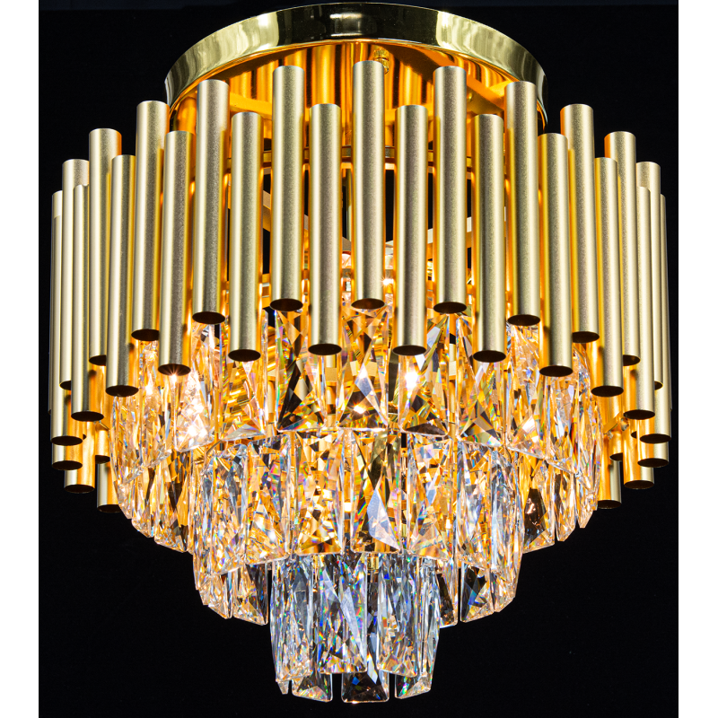 lampa kryształowa glamour 39 cm