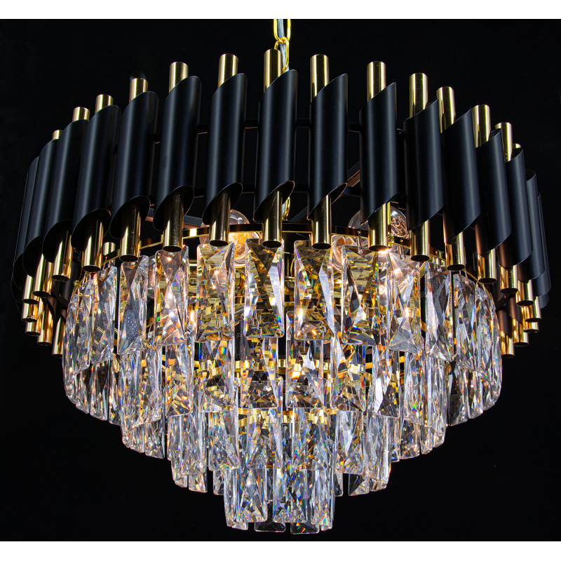 lampa wisząca z kryształami 6 punktów
