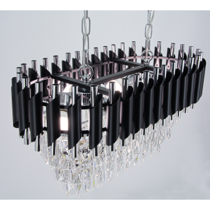 podłużna lampa glamour 6xE27