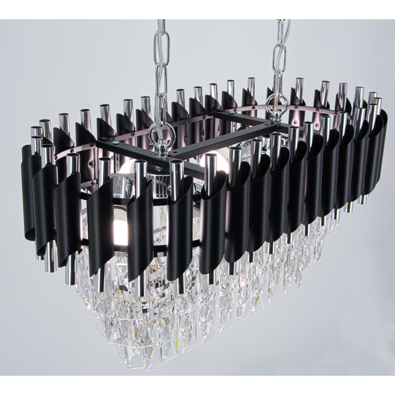 podłużna lampa glamour 6xE27