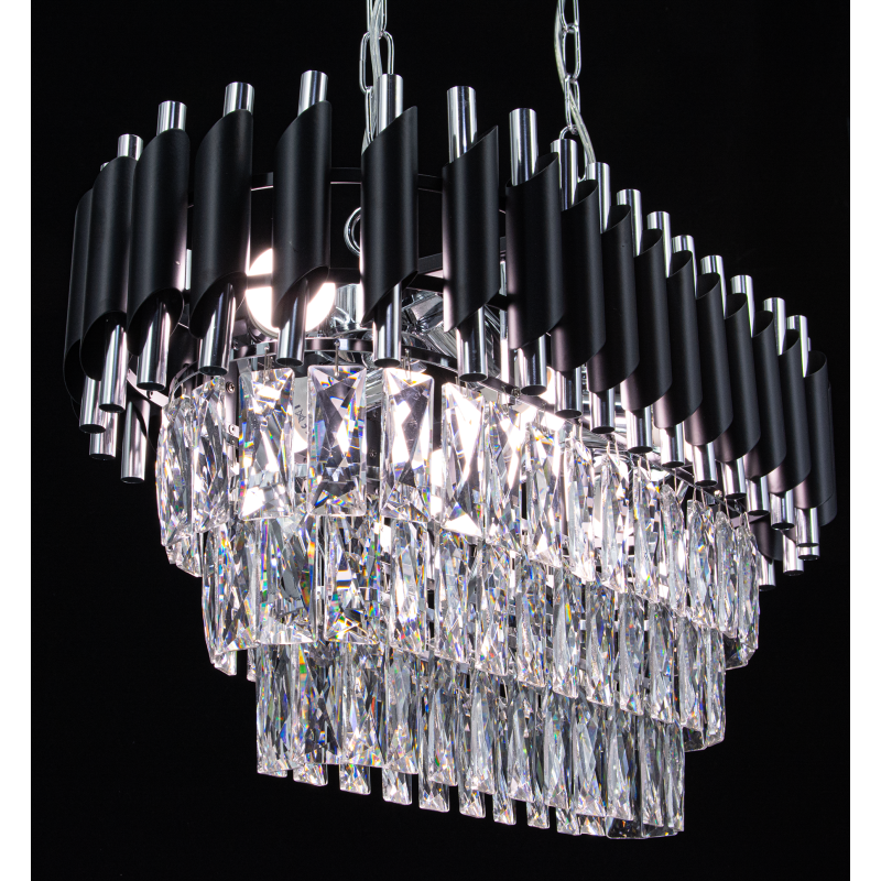 lampa kryształowa w stylu glamour