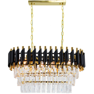 czarno złota lampa TOLEDO 6xE27 czarno złota lampa TOLEDO 6xE27