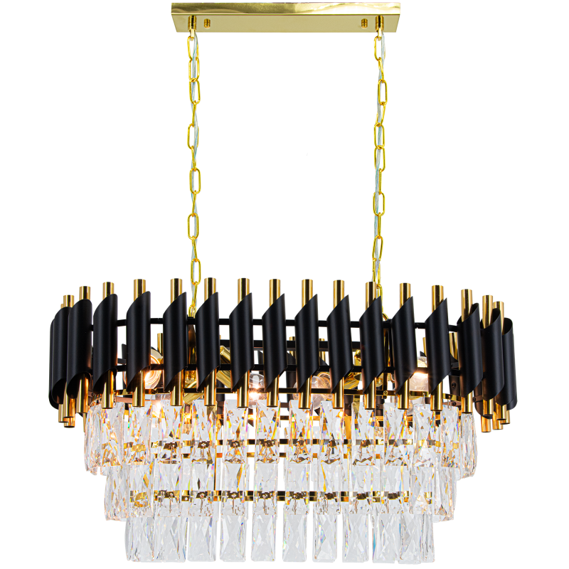 czarno złota lampa TOLEDO 6xE27 czarno złota lampa TOLEDO 6xE27