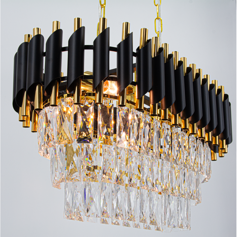 czarno złota lampa glamour 60 cm czarno złota lampa glamour 60 cm