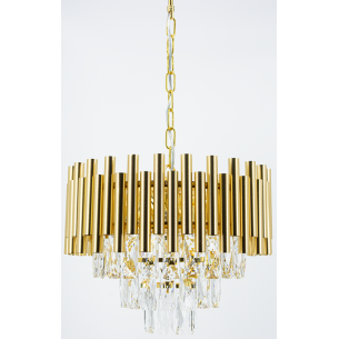 złota lampa 4 punktowa E27