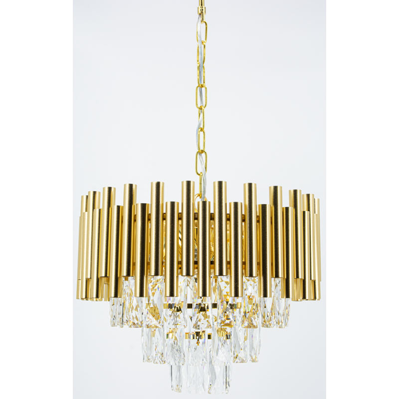 złota lampa 4 punktowa E27