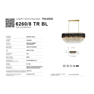 TOLEDO 6260 8 TR BL TOLEDO 6260 8 TR BL