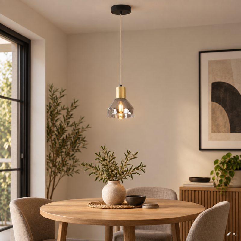 lampa wisząca GREGORY czarno złota lampa wisząca GREGORY czarno złota