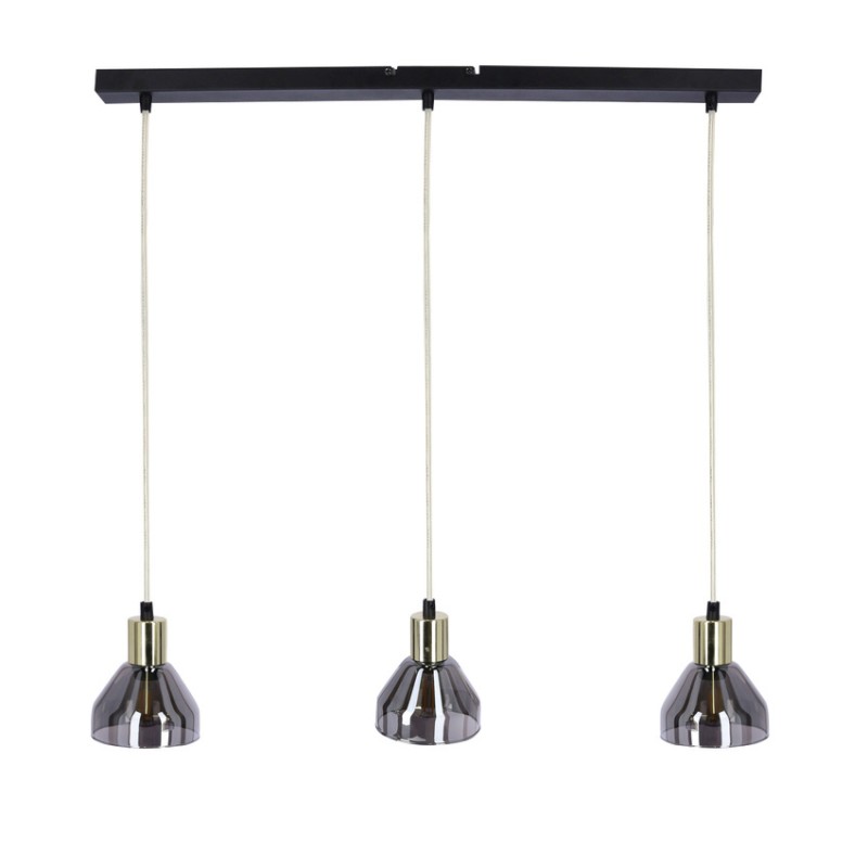 czarno złota lampa GREGORY 3xE14 czarno złota lampa GREGORY 3xE14