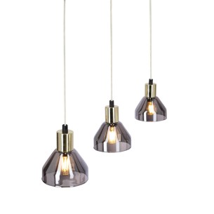 lampa GREGORY z przydymionymi kloszami lampa GREGORY z przydymionymi kloszami