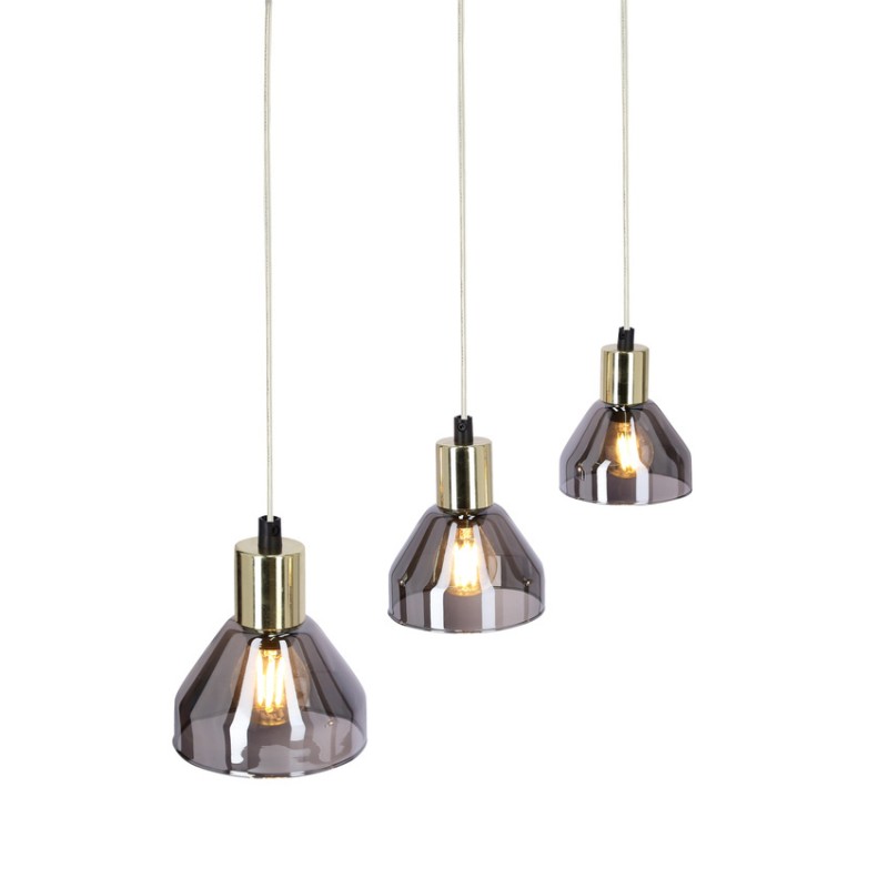 lampa GREGORY z przydymionymi kloszami lampa GREGORY z przydymionymi kloszami