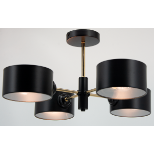 Lampa sufitowa VITO metal i szkło do salonu Lampa sufitowa VITO metal i szkło do salonu