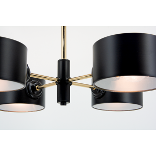 lampa sufitowa czarna z kloszami lampa sufitowa czarna z kloszami