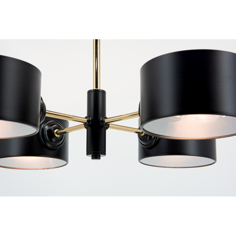 lampa sufitowa czarna z kloszami lampa sufitowa czarna z kloszami