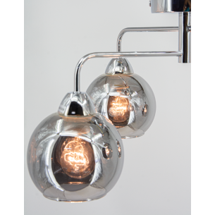 lampa sufitowa ze szklanymi kloszami lampa sufitowa ze szklanymi kloszami