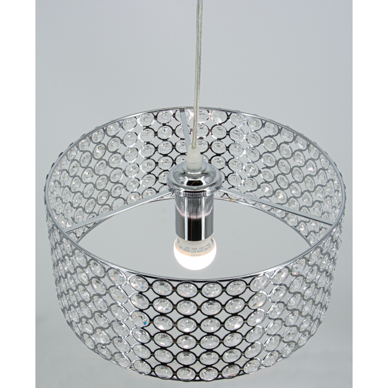 lampa wisząca chrom metal szkło lampa wisząca chrom metal szkło