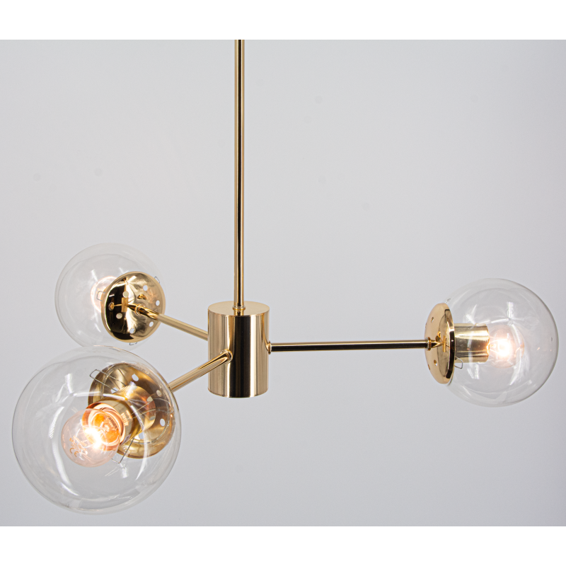 lampa sufitowa złota metal szkło lampa sufitowa złota metal szkło