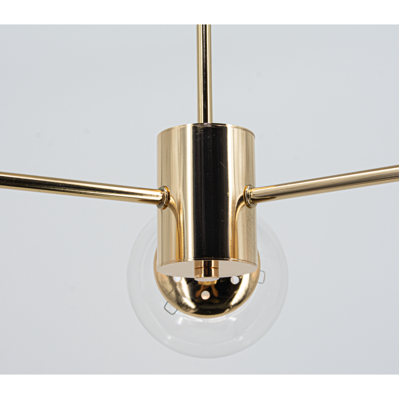 lampa sufitowa złota ze szklanymi kloszami lampa sufitowa złota ze szklanymi kloszami