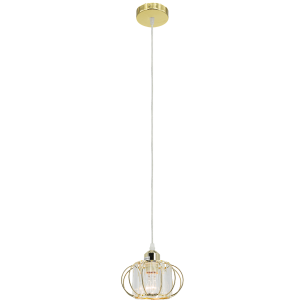 szklana lampa wisząca ACRI E27