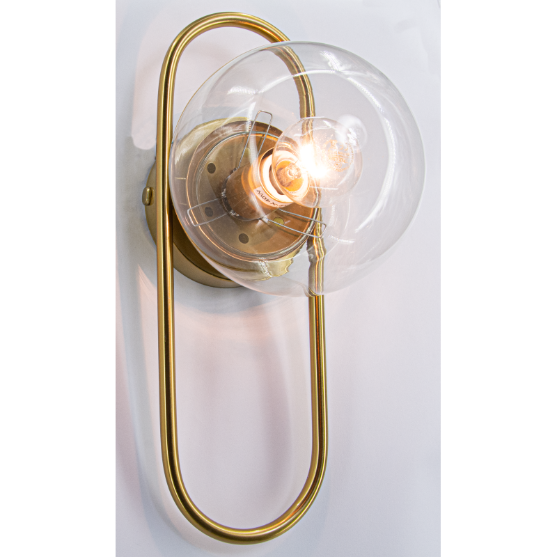 lampa ścienna ciemne złoto E14
