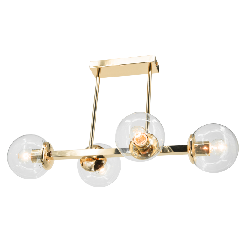 złota lampa SINTRA 66 cm
