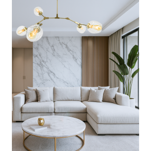 złota lampa metal szkło BOSTON złota lampa metal szkło BOSTON