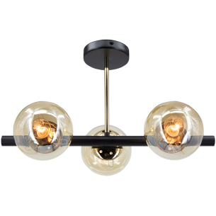czarno złota lampa OTIS 50 cm