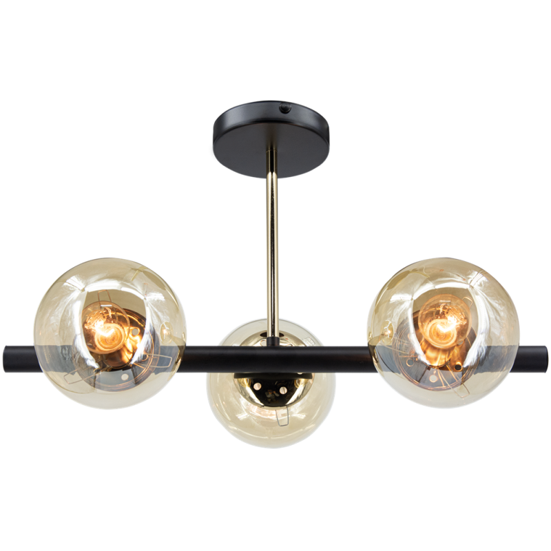 czarno złota lampa OTIS 50 cm