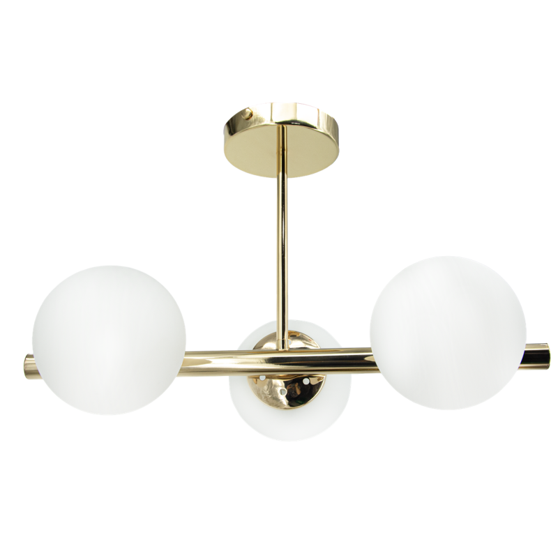 złota lampa OTIS 50 cm