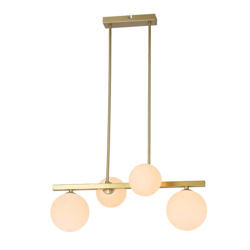 złota lampa kule nad stół 59 cm