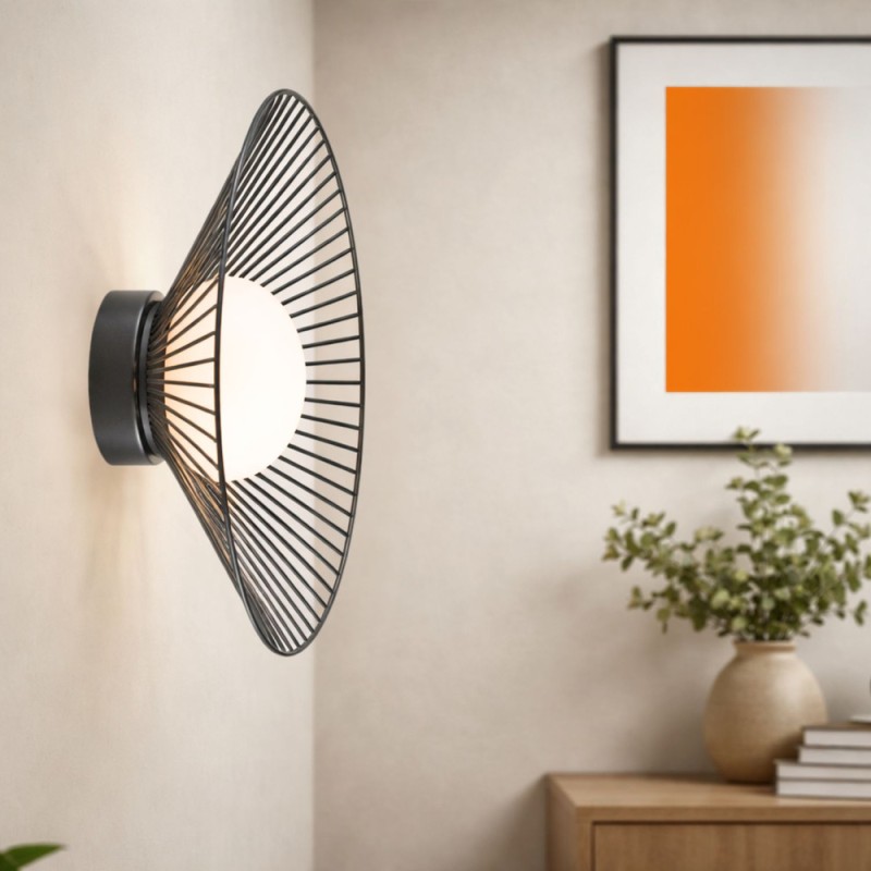 Nowoczesna czarna lampa sufitowa GX53 SONTE Nowoczesna czarna lampa sufitowa GX53 SONTE