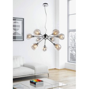 dekoracyjna chromowana lampa do salonu DIXI dekoracyjna chromowana lampa do salonu DIXI