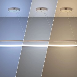 Lampa Wisząca okrągła 100cm LED 30W Ring 3 Barwy Świecenia