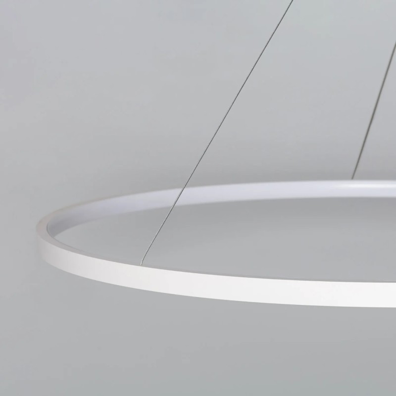 Lampa Wisząca okrągła 100cm LED 30W Ring 3 Barwy Świecenia do pokoju młodzieżowego
