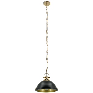 Czarno-złota lampa wisząca LENTO 7899/1 Czarno-złota lampa wisząca LENTO 7899/1