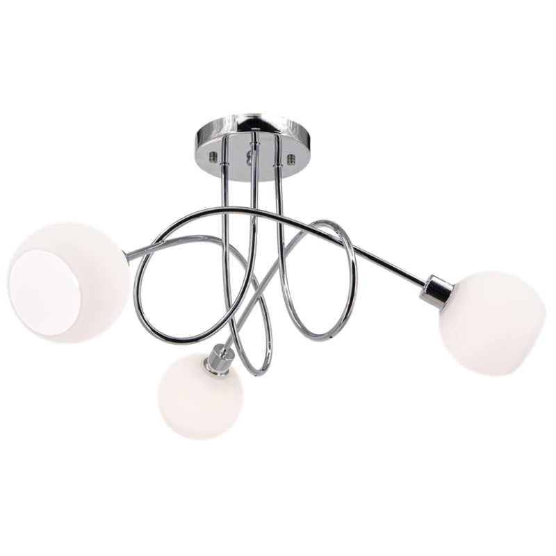 lampa AURORA chrom 3 punktowa E14