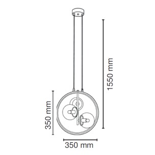lampa wisząca NOVA E14 z LED lampa wisząca NOVA E14 z LED